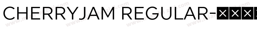 CHERRYJAM REGULAR字体转换